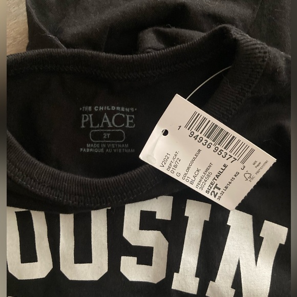 Unisex Toddler T-shirt bundle “Cousin Crew” size 4T and 2T - Picture 3 of 3